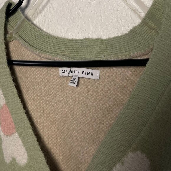 Celebrity Pink Women Green Cardigan - Picture 4 of 5